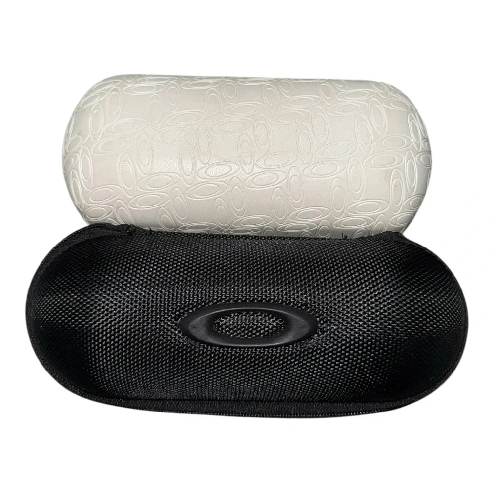 Set of (2) Oakley Black/White Sunglass Cases ONLY